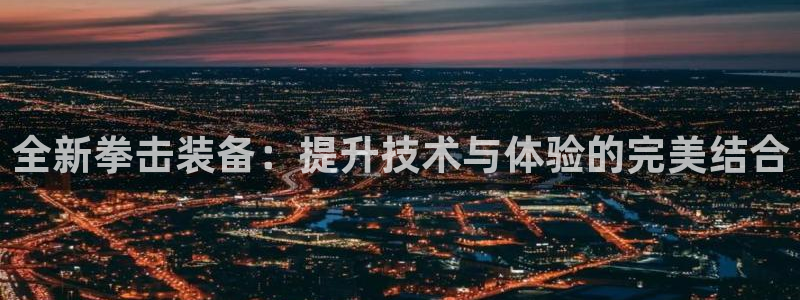 意昂体育4平台注册要钱吗：全新拳击装备：提升技术与体